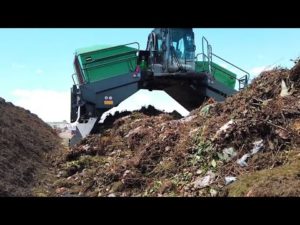 Komptech Topturn X6000 Compost Windrow Turner - Biowaste Compost